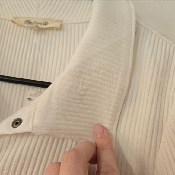 NWT Madewell Snap-Front Cardigan Top - Picture 10 of 11